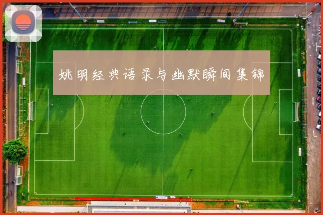 姚明经典语录与幽默瞬间集锦
